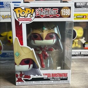 Funko Pop Yu-Gi-Oh! Elemental HERO Burstinatrix Red and Gold Figure